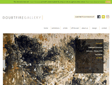 Tablet Screenshot of doubtfiregallery.com